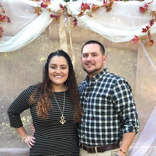 Fall wedding last year