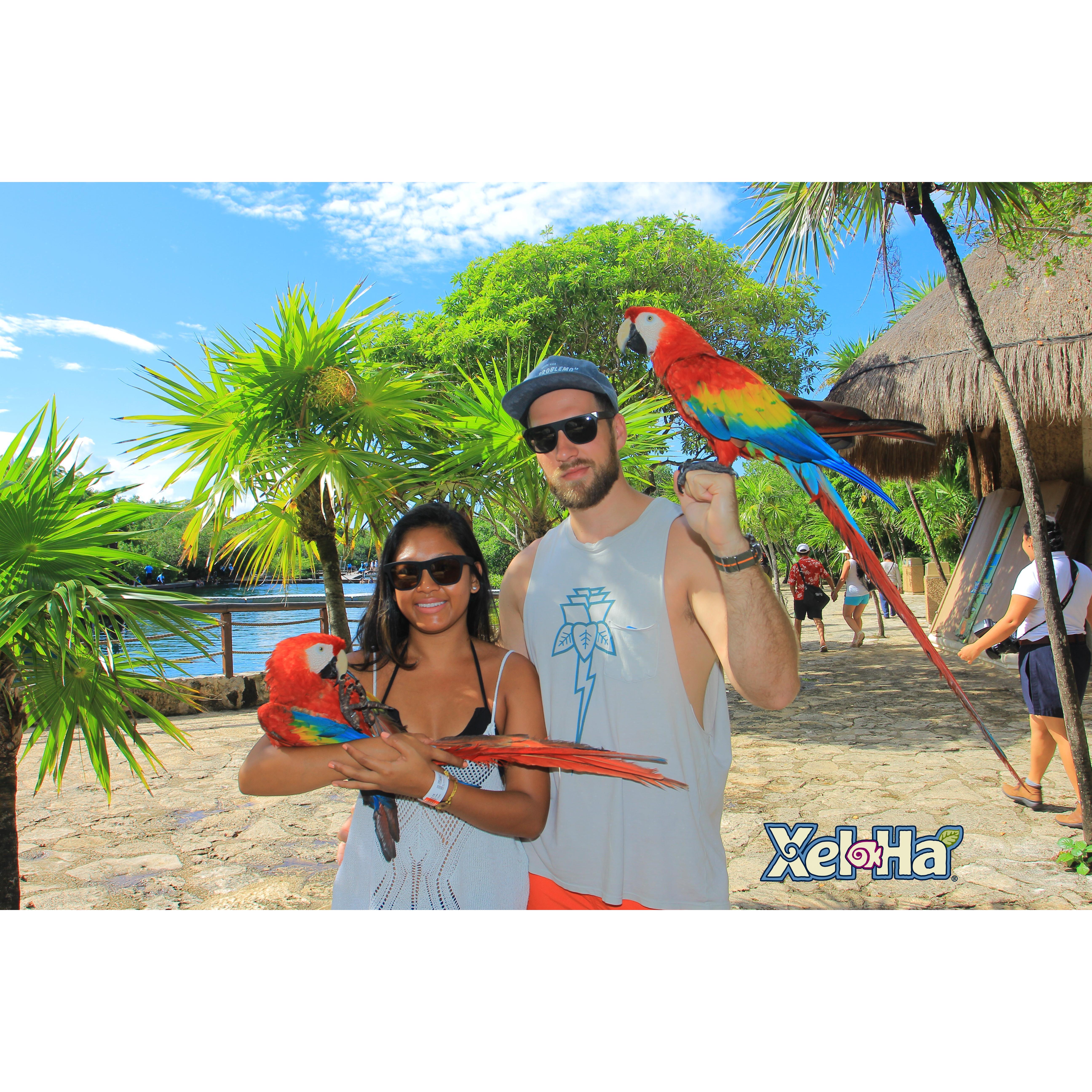 Our first trip to Cancun.