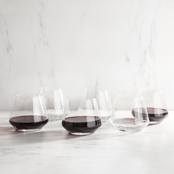 Zwiesel Glas, Puro Burgundy Stemless Wine Glass, Set of 6 | Zola