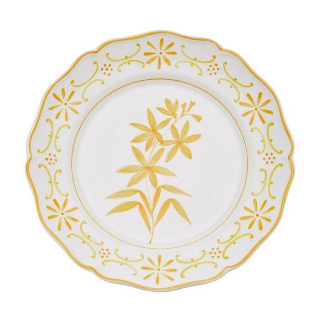 Il Fiore by Moda Domus, Set-Of-Two Hand-painted Ceramic Dessert Plates