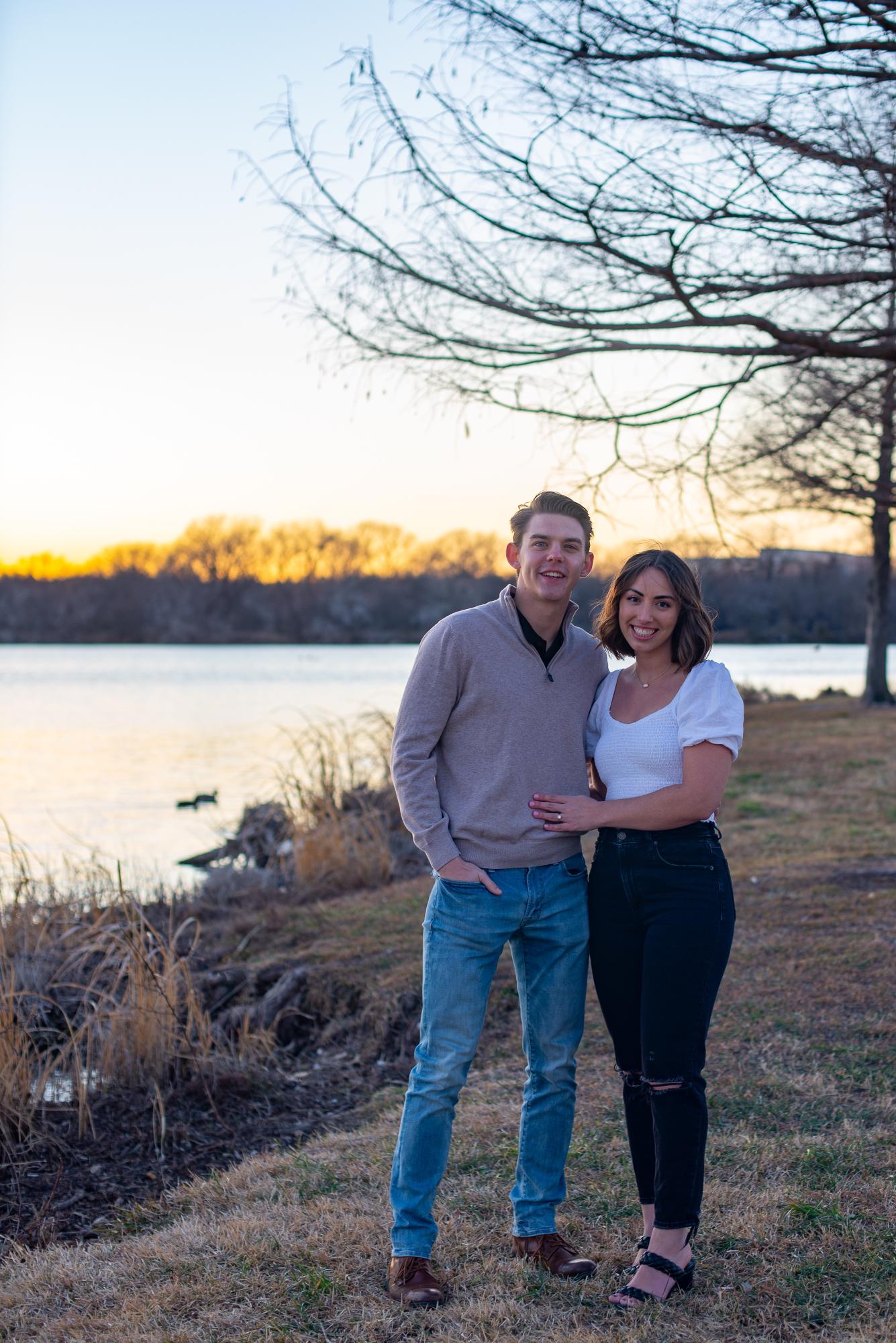 Engagement photos at the The Dallas Arboretum and Botanical Garden. A huge thank you to our friends Kyler and Audry Lacey for the shoot!