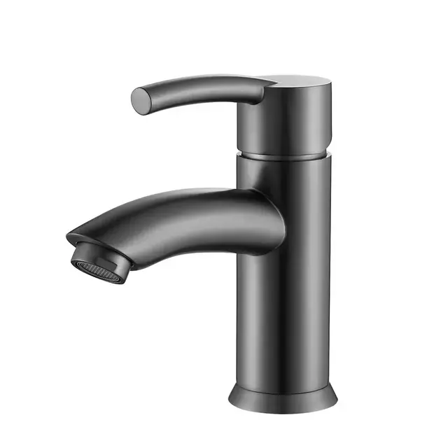 Bliss Single Hole Single-Handle Bathroom Faucet in Gun Metal