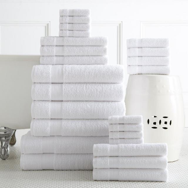 Aneysa 24 Piece 100% Cotton Towel Set