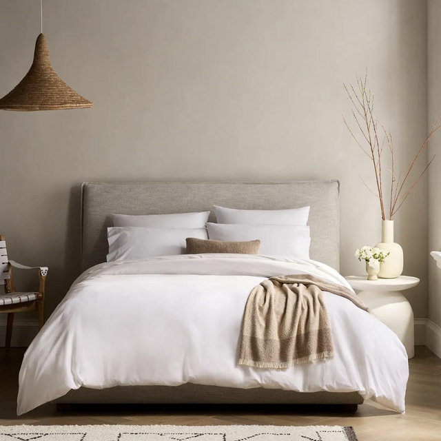 Classic Organic Percale Duvet Cover Set - King/Cal King