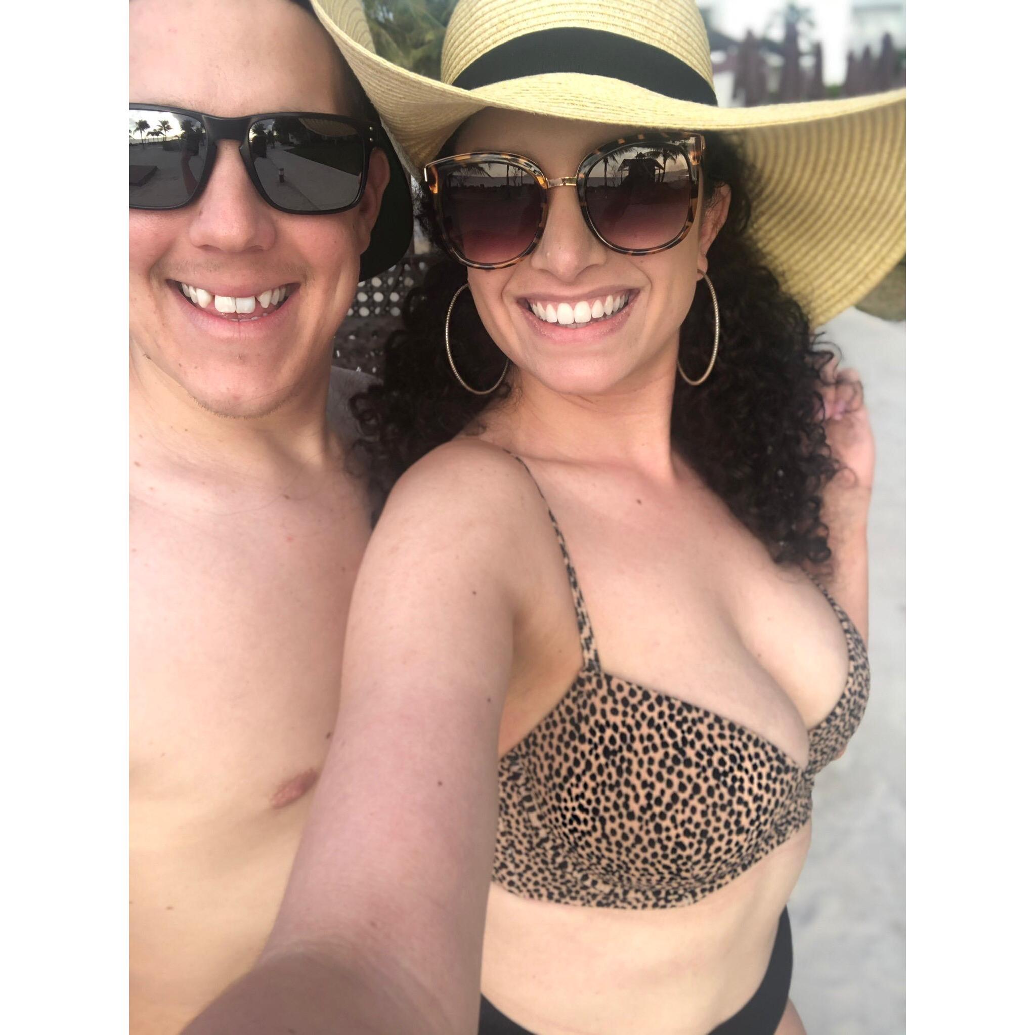 Our first vacation together to Jamaica! Celebrating six years :)