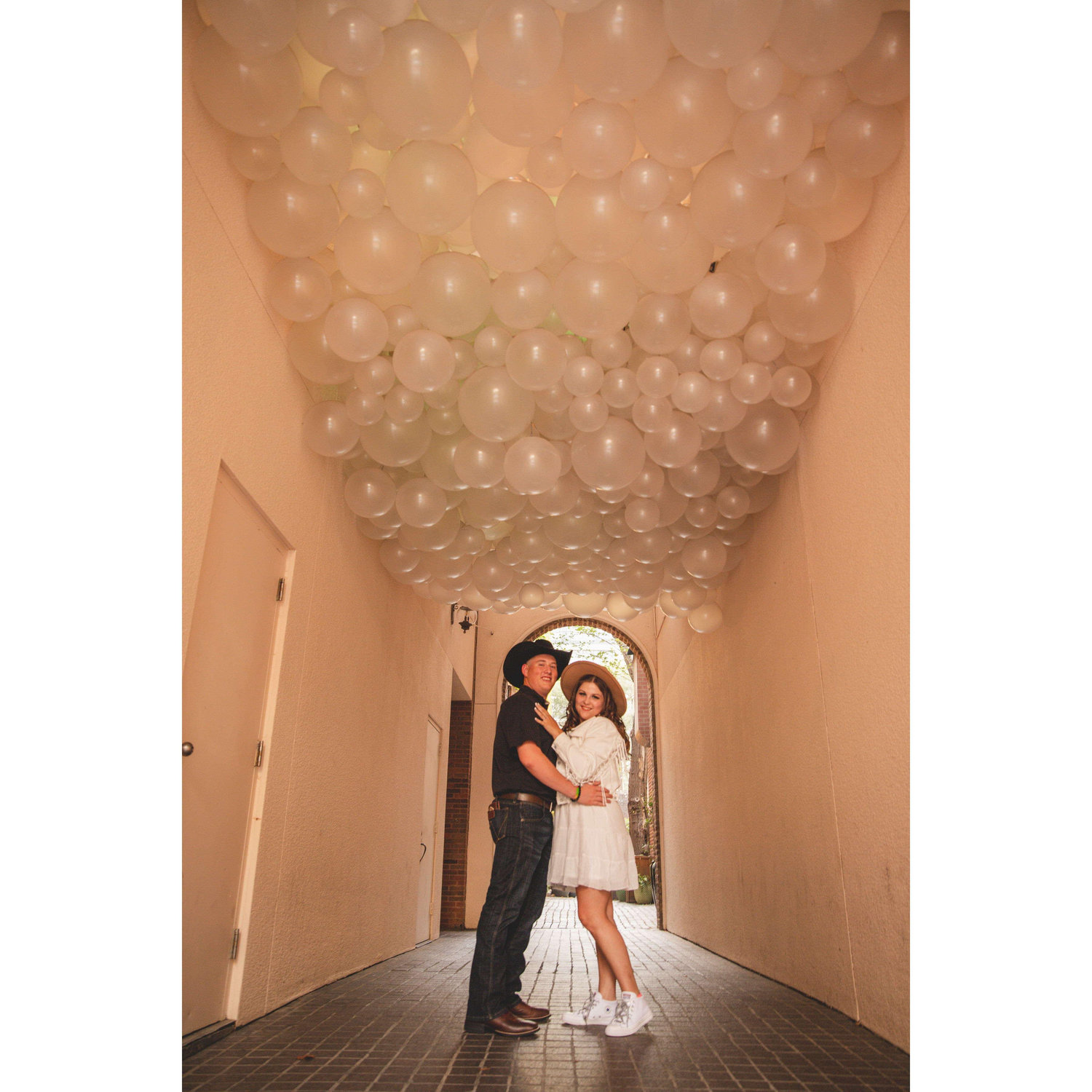Bubbles of wishes for the Mr. and Mrs.