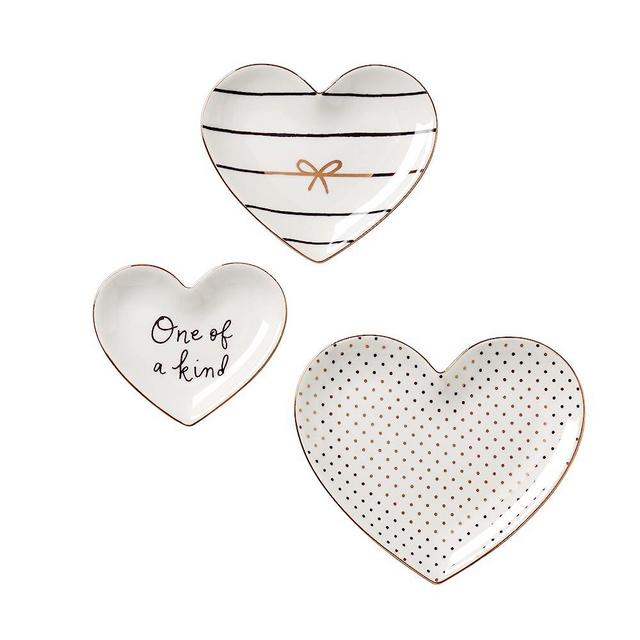 Kate Spade Ks 3Pc Catch All, 1.54, White, 3 Pieces