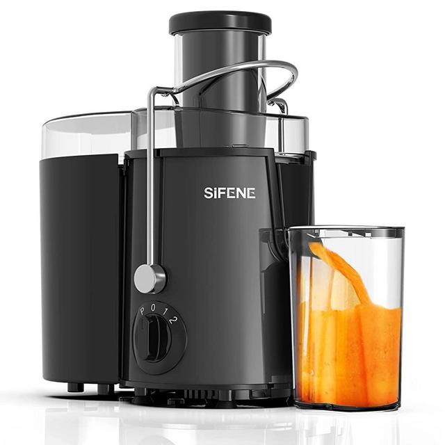 Juicer Machine, SiFENE 3" Wide Mouth 500W Centrifugal Juicer for Vegetable and Fruit, Juice Extractor, Juice Maker Machines with 3-Speed Setting, Easy to Clean