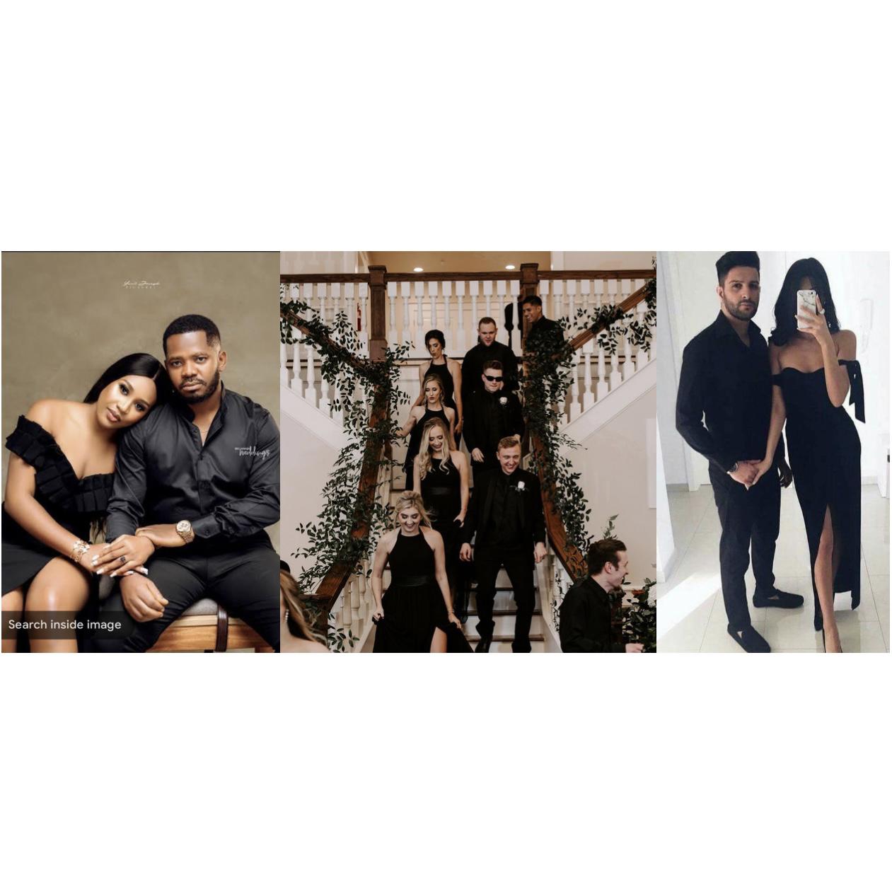 We ask our guests to wear ONLY black. Thank you!