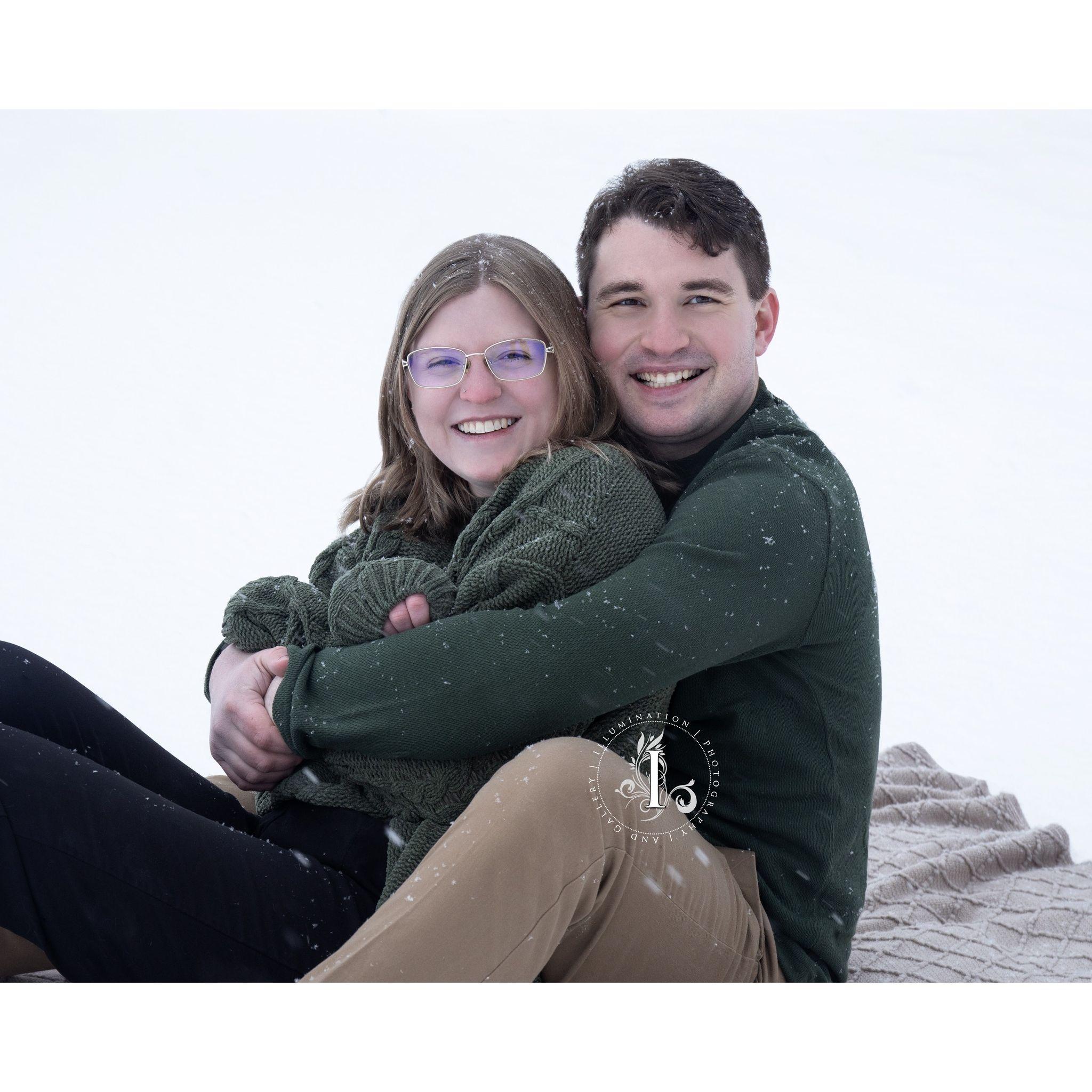 A photo from our engagement session. (Josie's favorite)