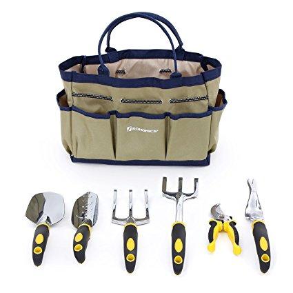 Songmics UGGB31L 7 Piece Garden Tool Set 7