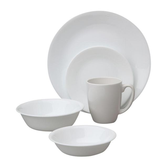 Corelle® Winter Frost White 30-piece Dinnerware Set, Service for 6