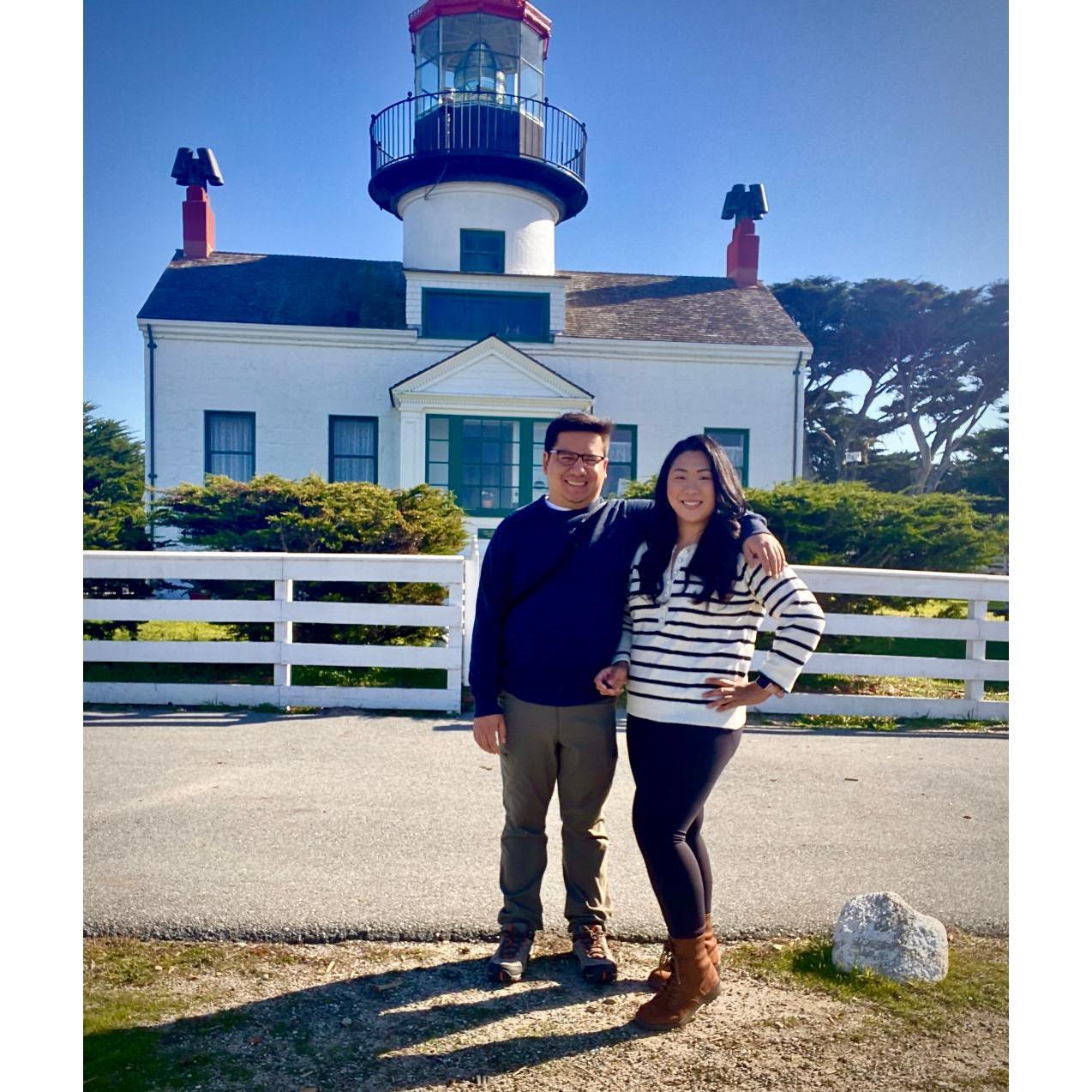 NOVEMBER 19, 2022-
Eloy and Christine visited Pacific Grove and Monterey in 2022. They quickly fell in love with the area including Point Pinos Lighthouse.