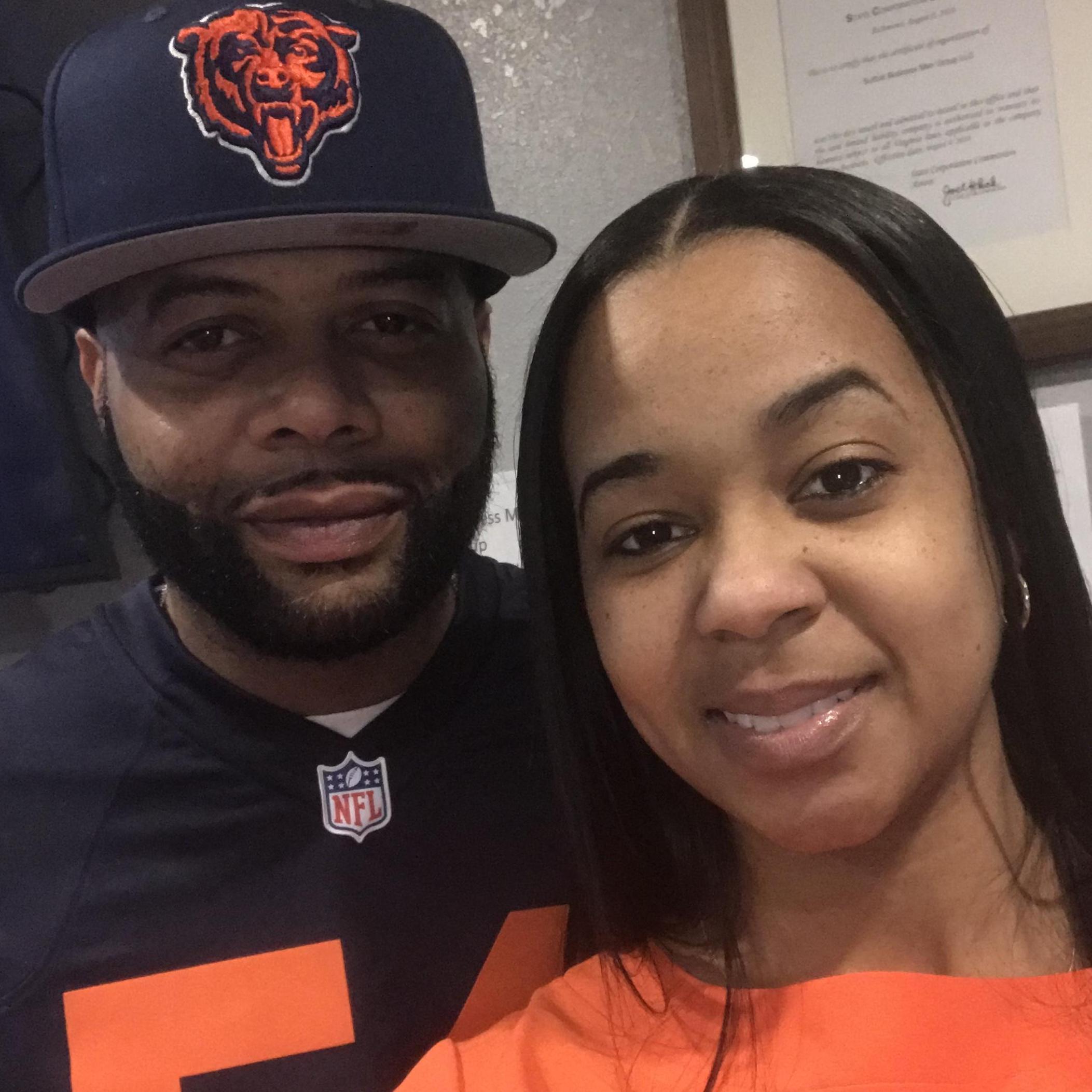 Super Bowl with my baby Feb 2019