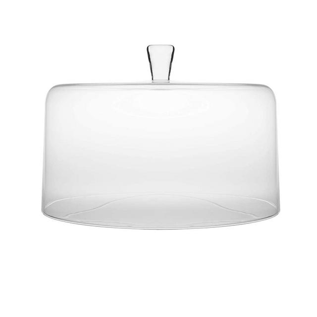 Barski - Euorpean Quality Glass - Large Glass - Clear - Cake Dome - 11.5" Diameter - Made in Europe
