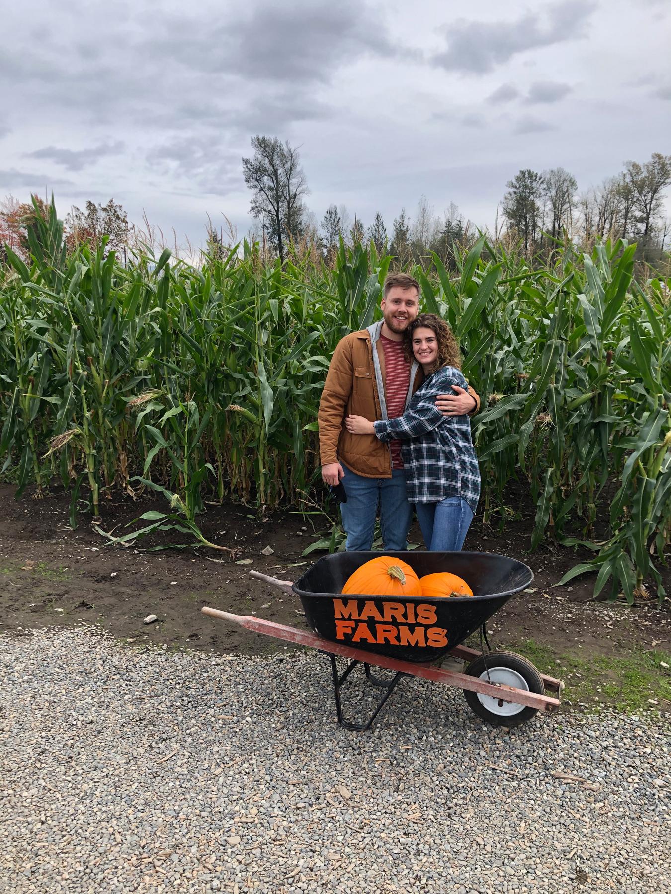Pumpkin picking for Halloween🎃