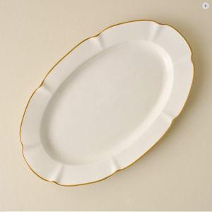 Magnolia: Scalloped Serving Platter