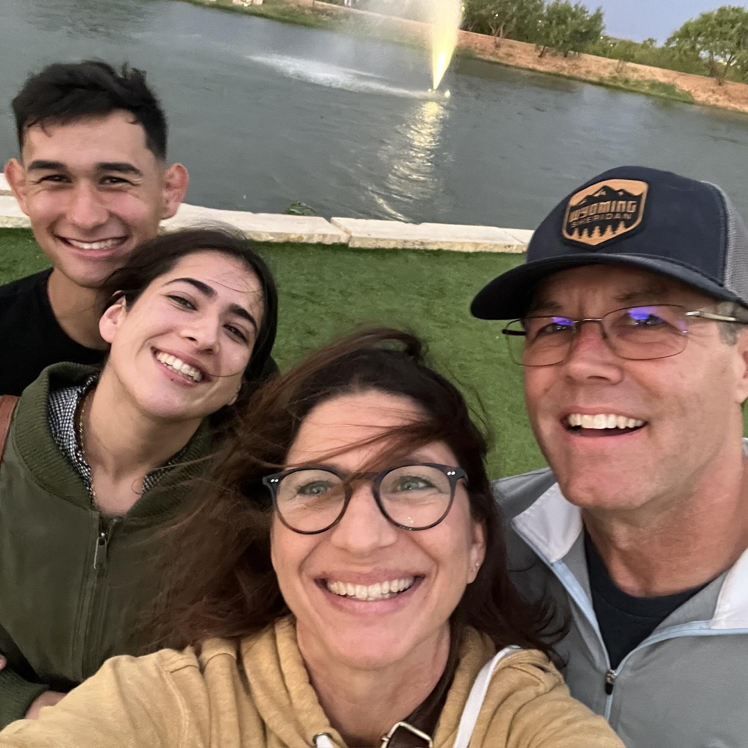 August 23, 2024: After dinner walk into the wind.