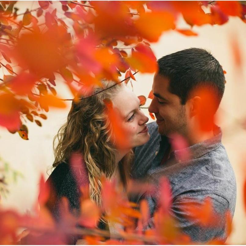 We were really excited about finding these amazing fall colors on campus!