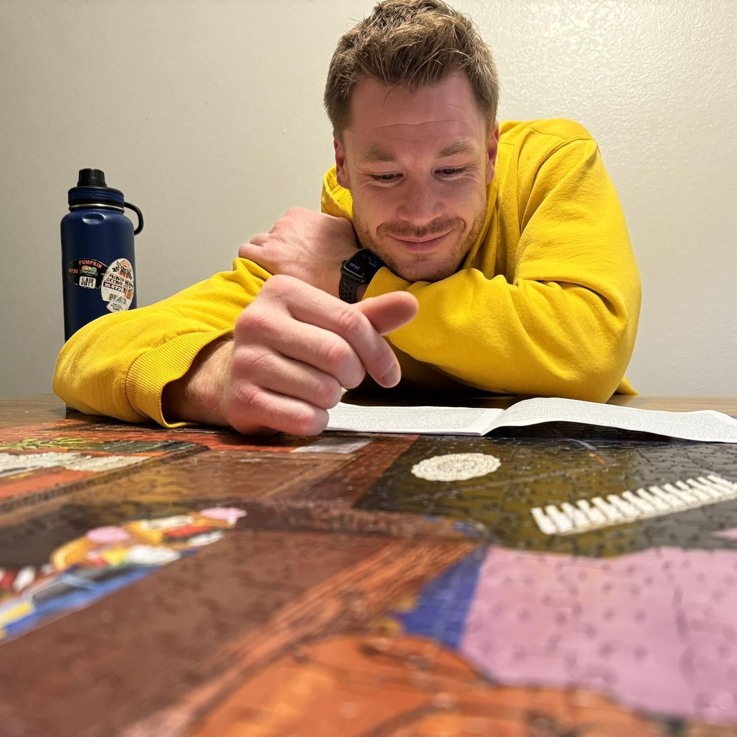 September 2023:
We were working on a puzzle and Jon asked Lindsey to be his girlfriend.