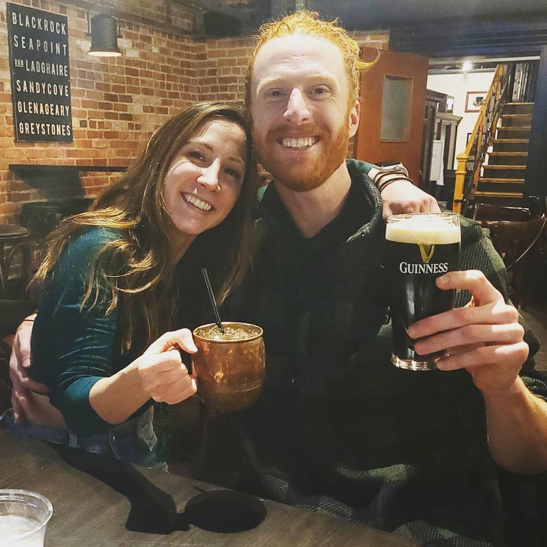 Jake and Patty met on the dance floor of the Irish Snug on St. Paddy's Day. By the end of the night Jake asked Patty for her number and the rest is history!