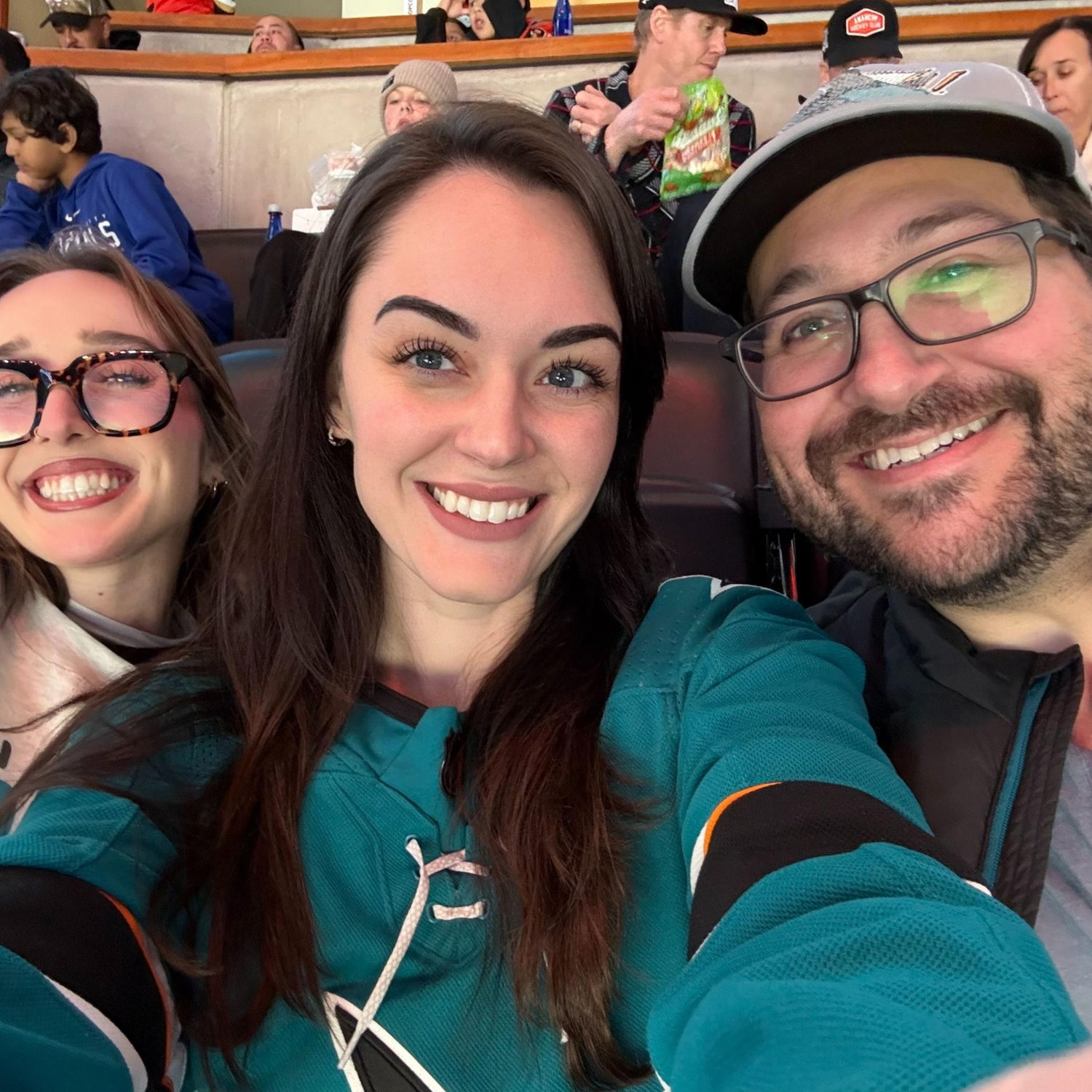 Sharks game with Rylee 🦈🏒