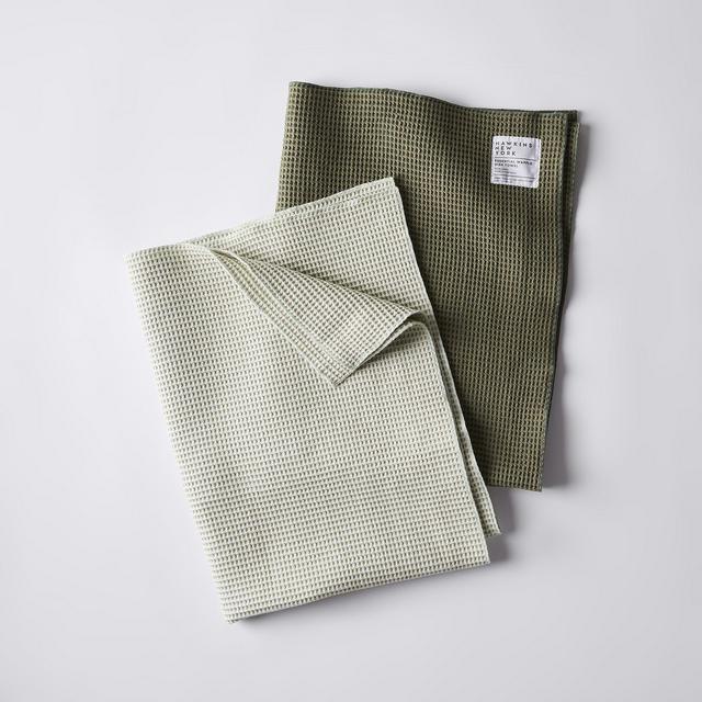Essential Waffle Dish Towel, Set of 2
