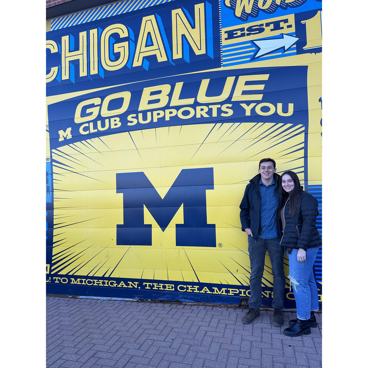 Our first long trip with each other to Ann Arbor!