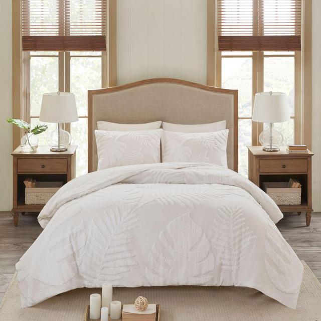 Madison Park Bahari 3-Piece King/California King Comforter Set in White