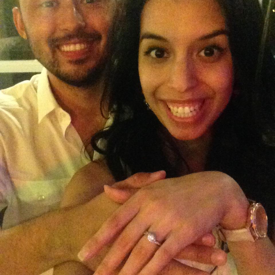 He proposed on June 8, 2015