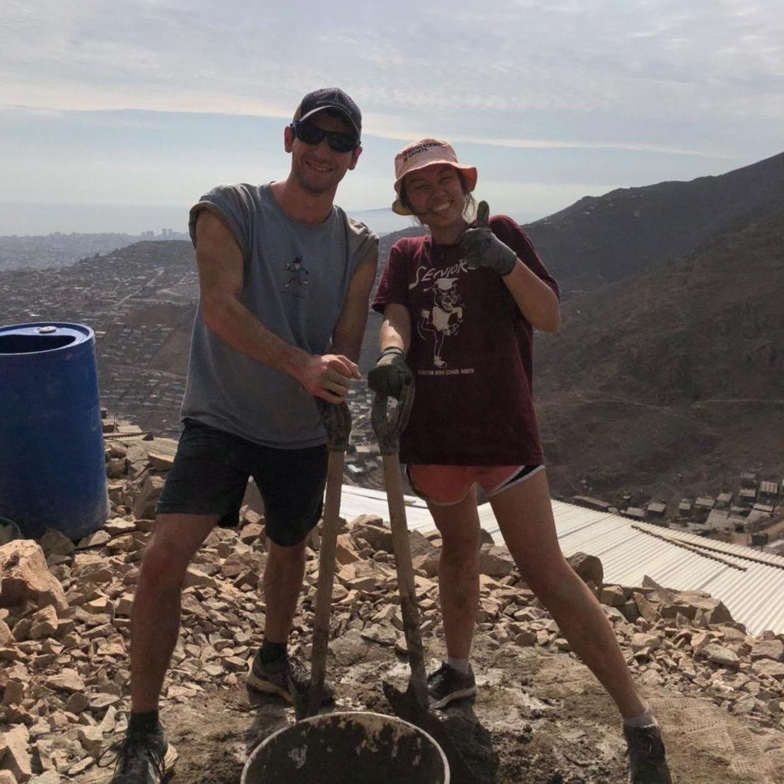 First mission trip together in Peru! This was an incredible, life-changing experience.