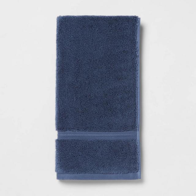 Spa Plush Hand Towel Navy - Threshold™