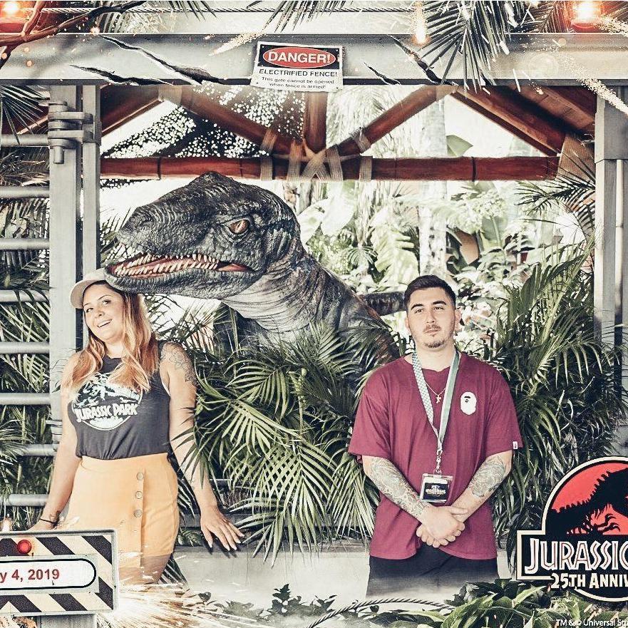 Raptor Encounter at Universal Studios, Orlando FL