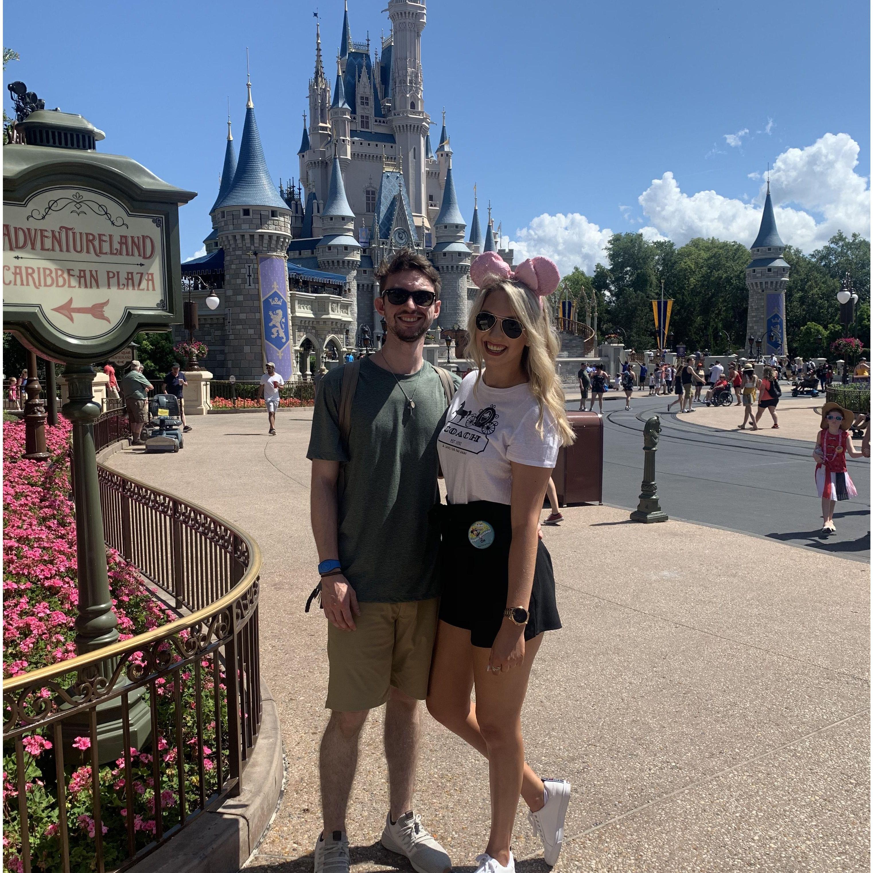 Our first vacation together to Disney World in May 2019