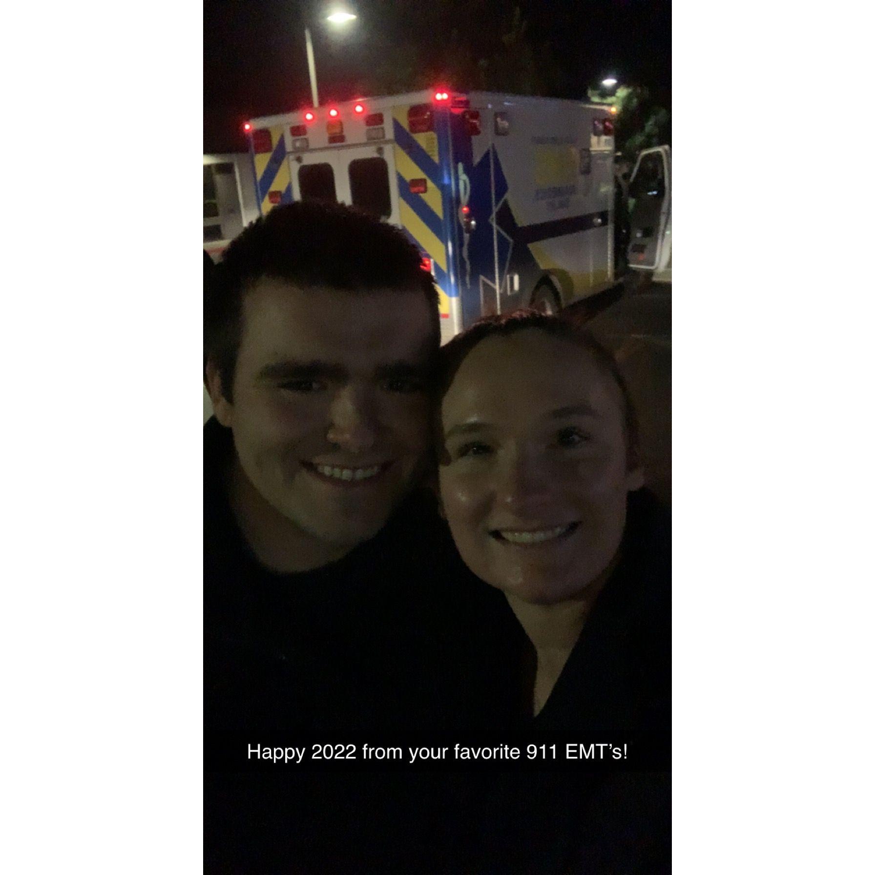 New Years 2022 on shift @ midnight. It was a memorable shift!