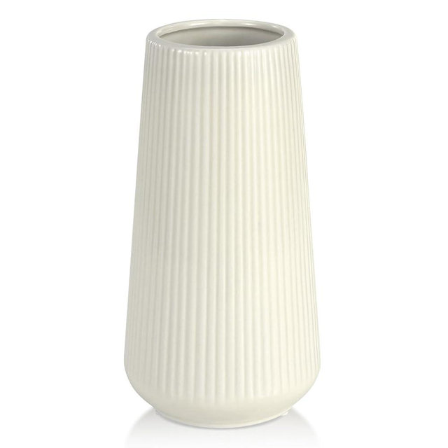 Beige Ceramic Vase, GUKJOB Cute Flower Vase for Pampas Grass, Home, Living Room, Dining Table, Farmhouse, Office Decor, Bedroom, Table, and Kitchen Shelf (XL Beige)