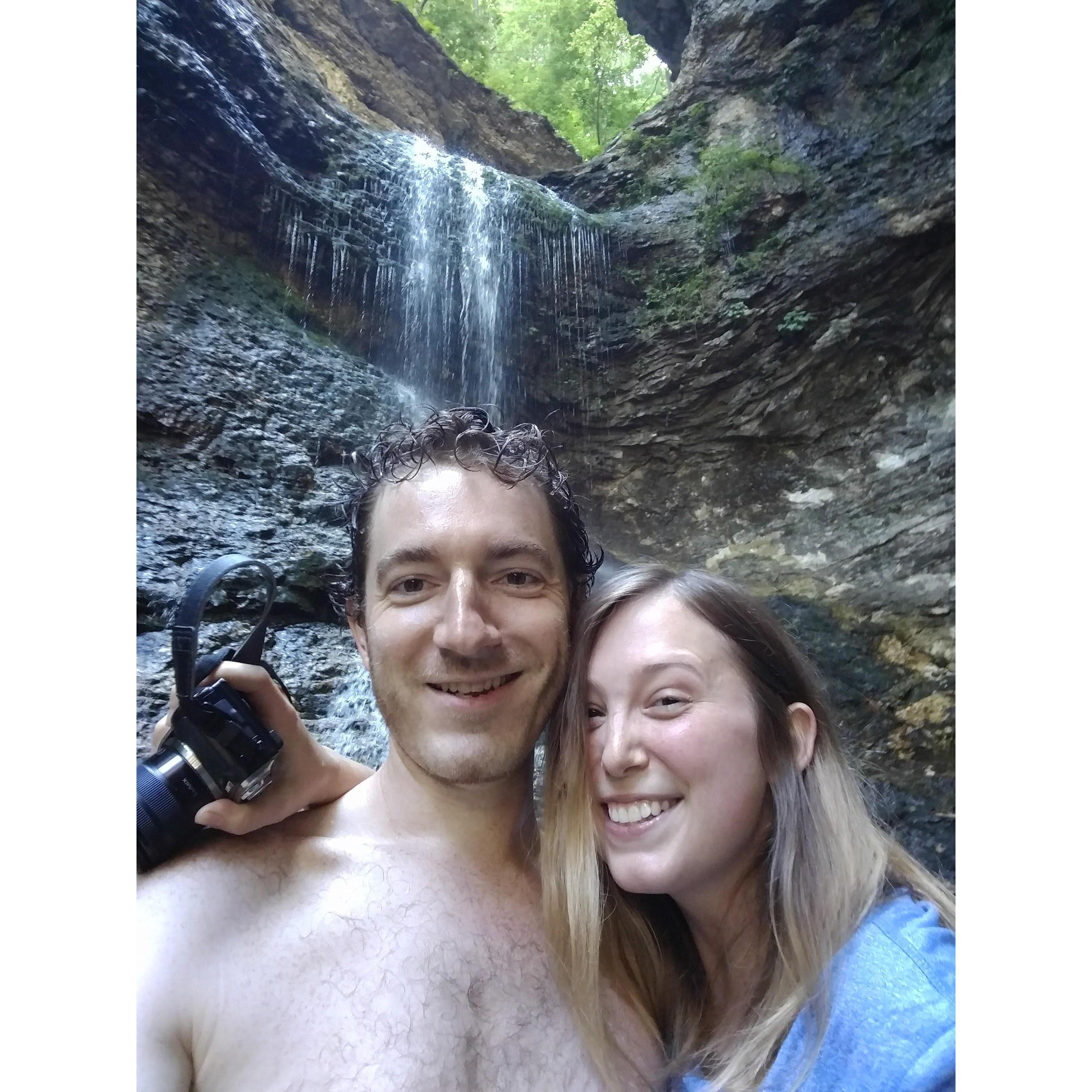 Eden Falls, one of our first hikes!