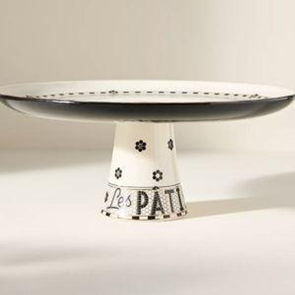 The Bistro Tile Stoneware Cake Stand