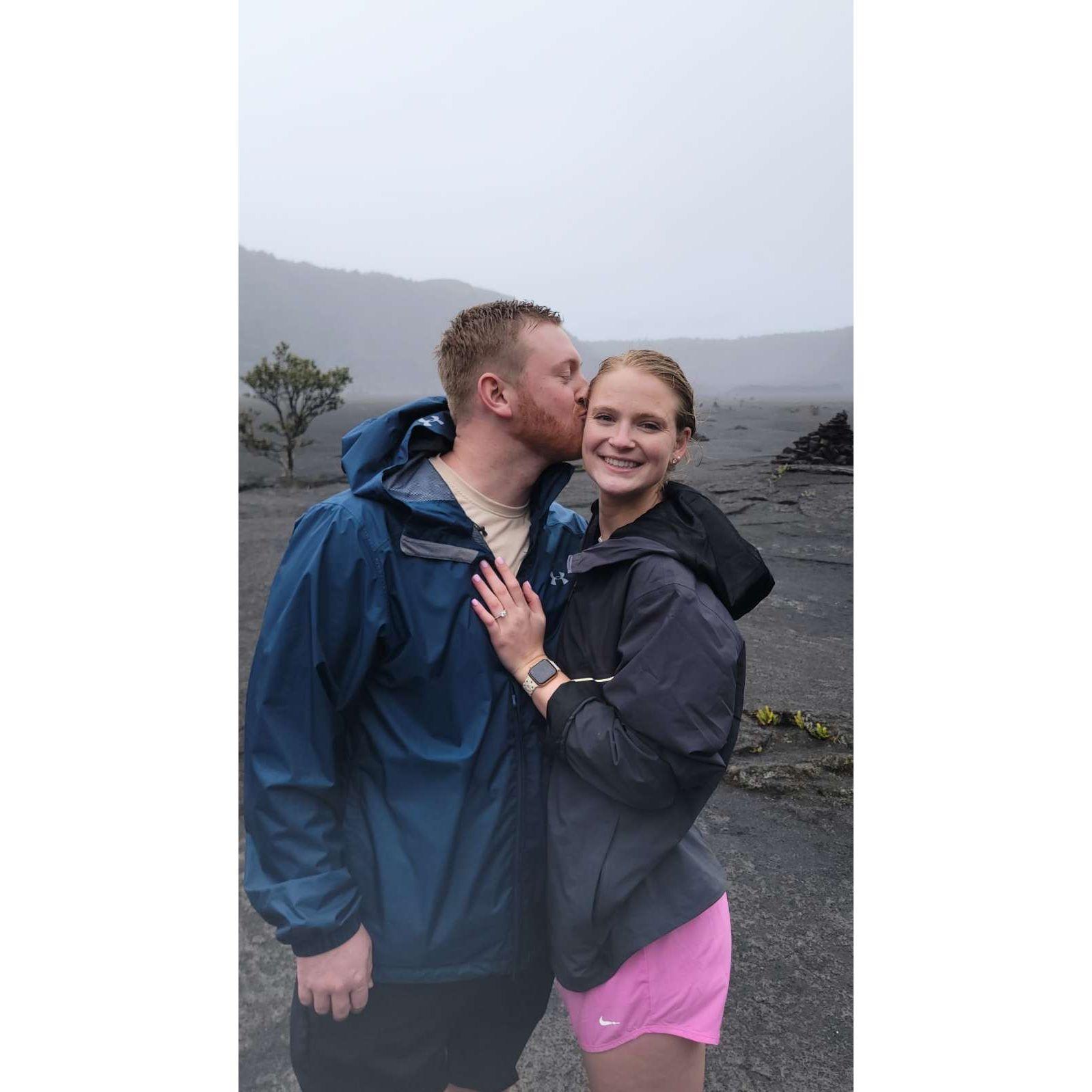 The weather was cold, wet, and misty, but it made for fun memories!