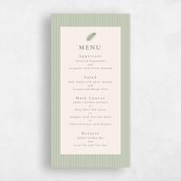 Green Wedding Menu - Maldives