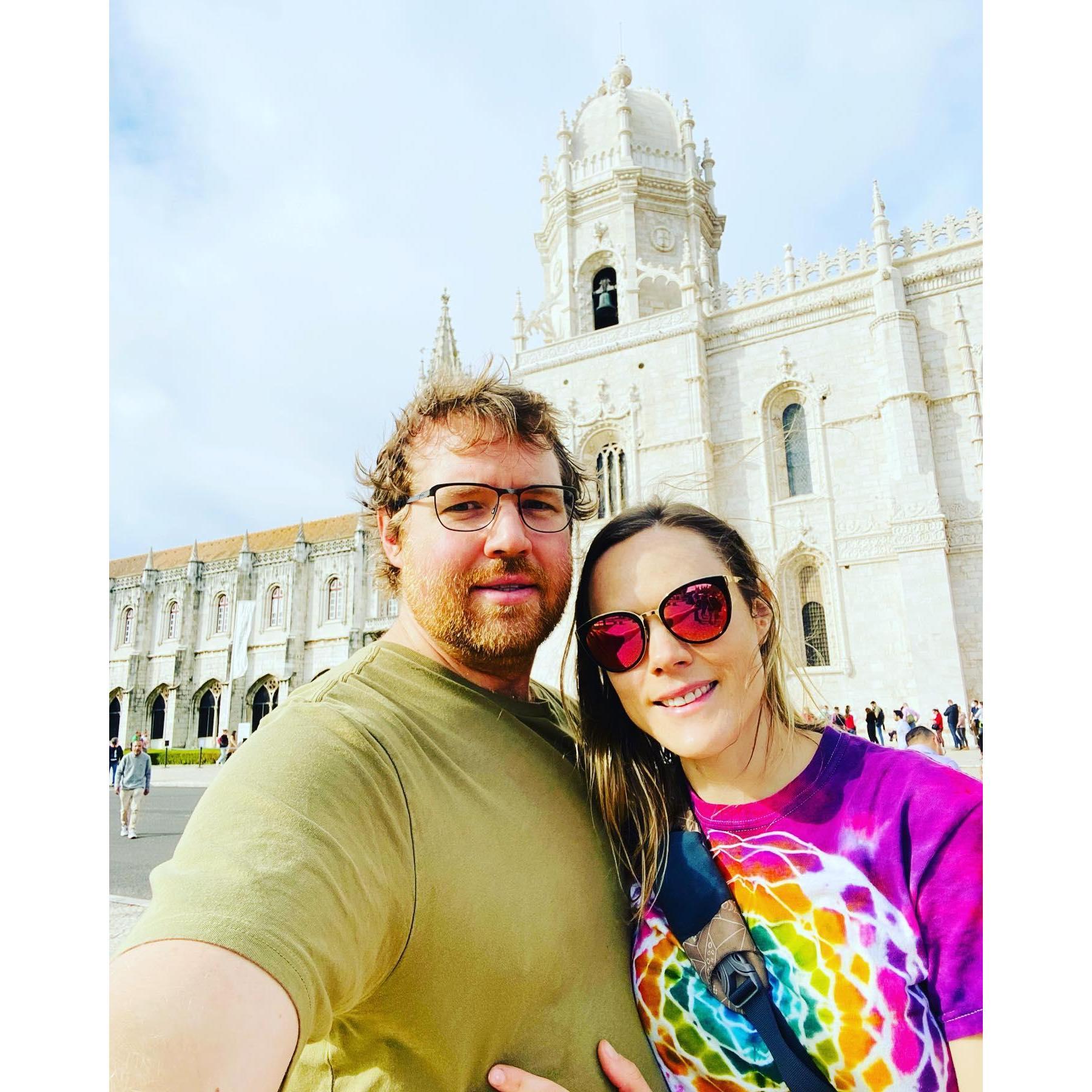 2022 - Checking out the architecture in Lisbon, Portugal.