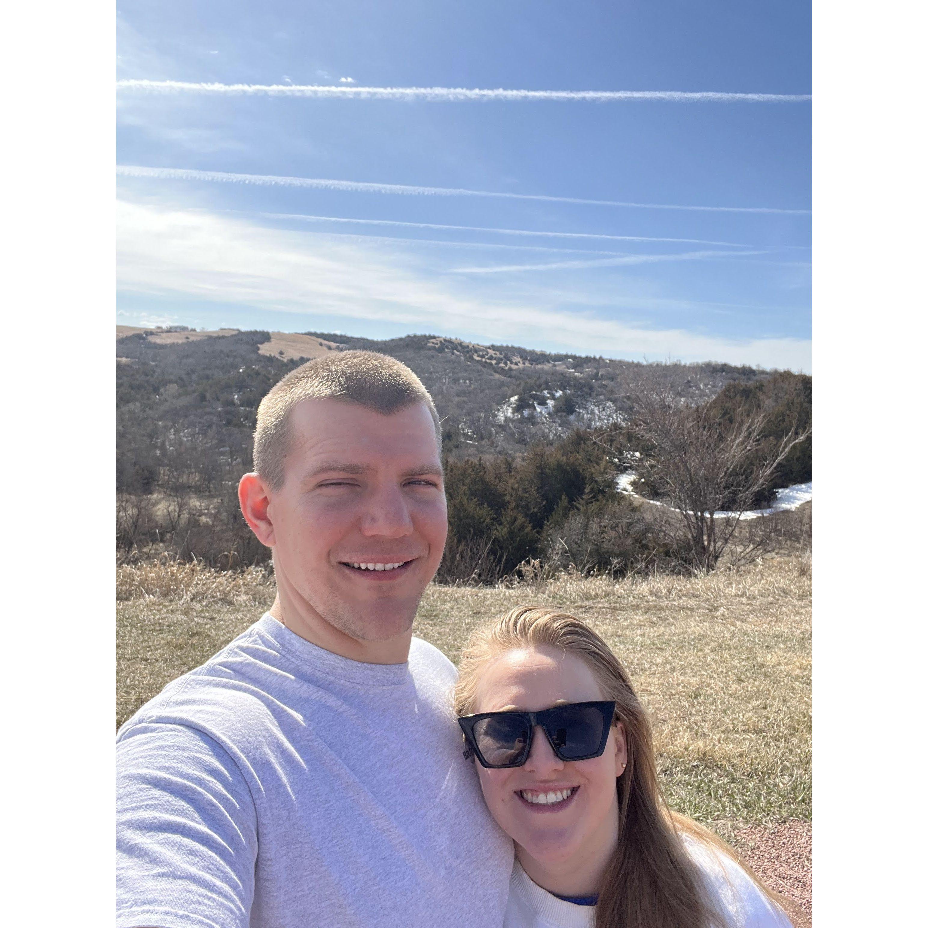 4/9/23
Scenic Overlook on our way to the airport from Easter in NE