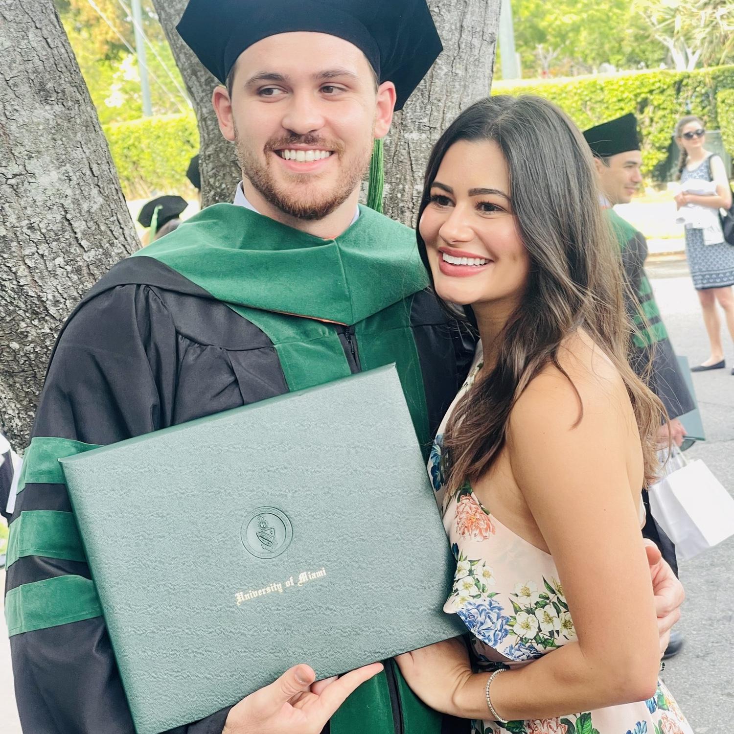 J's medical school graduation from the University of Miami, Miller School of Medicine!