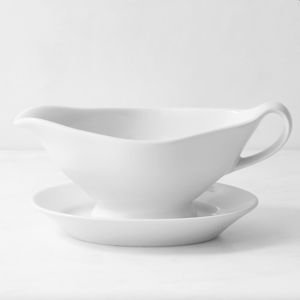 Williams Sonoma Pillivuyt Gravy Boat with Saucer