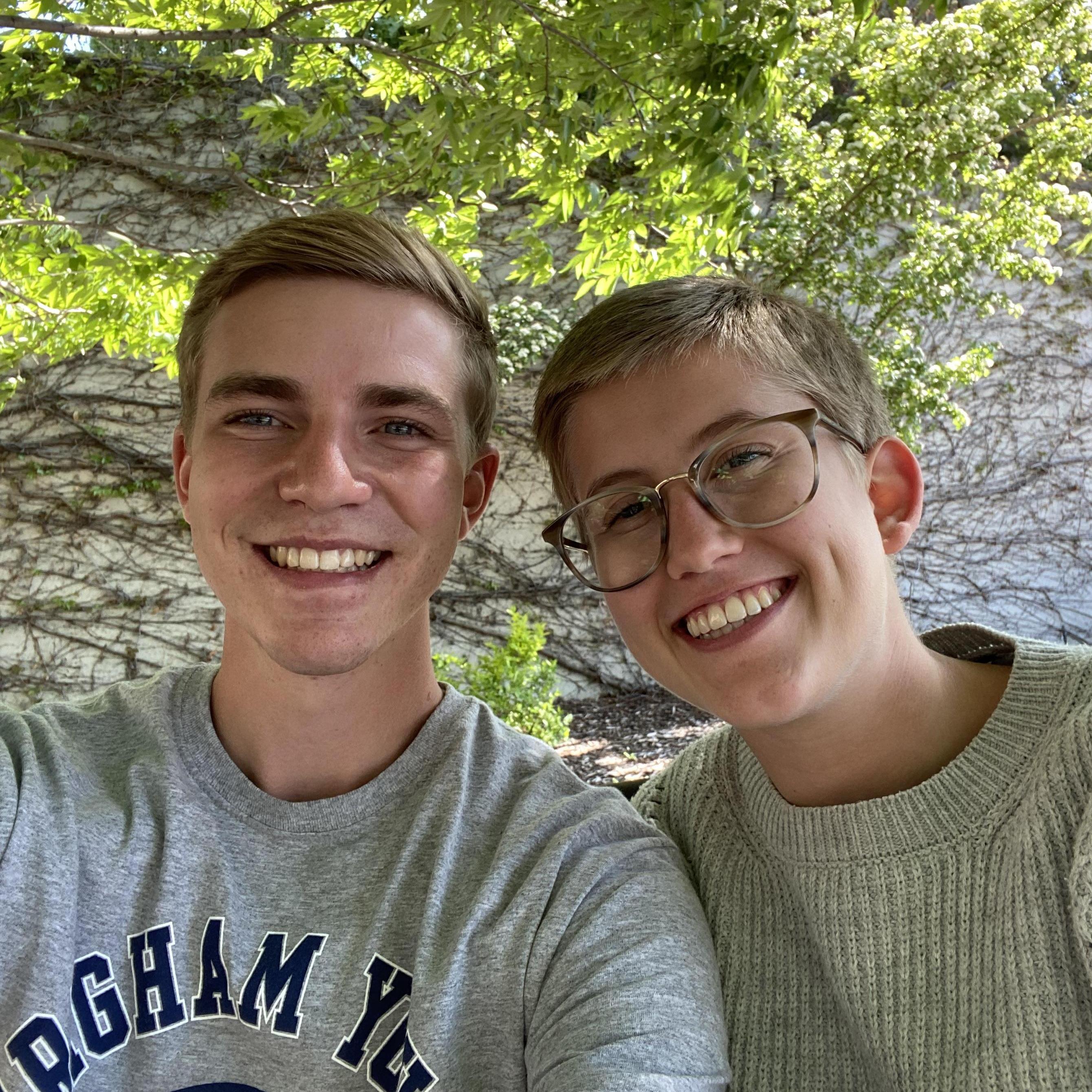Our first pic together again — May 2020
