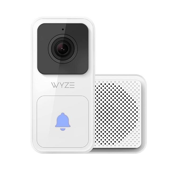 Wyze Video Doorbell (Chime Included), 1080p HD Video, 3:4 Aspect Ratio: 3:4 Head-to-Toe View, 2-Way Audio, Night Vision, Hardwired with Wyze Cam Plus 3 Month Subscription