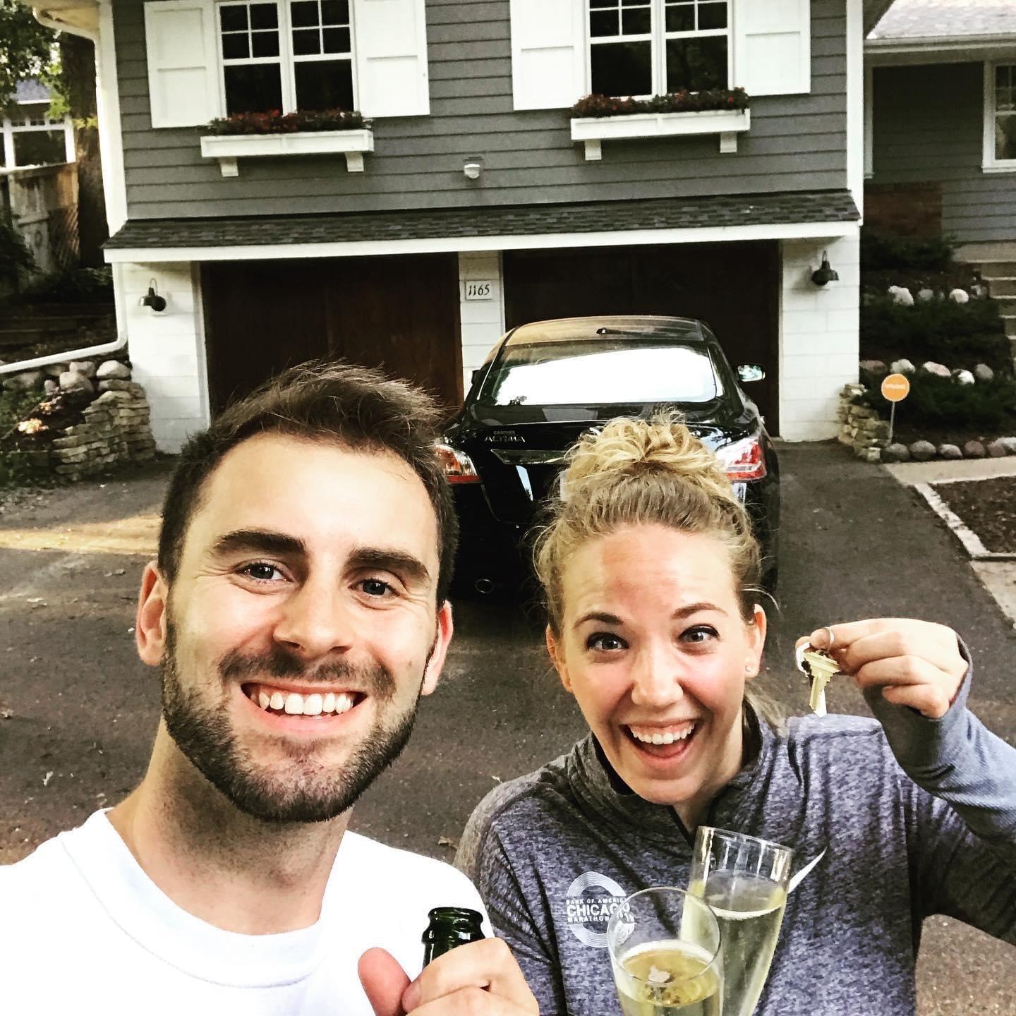 Closing day on our first house!