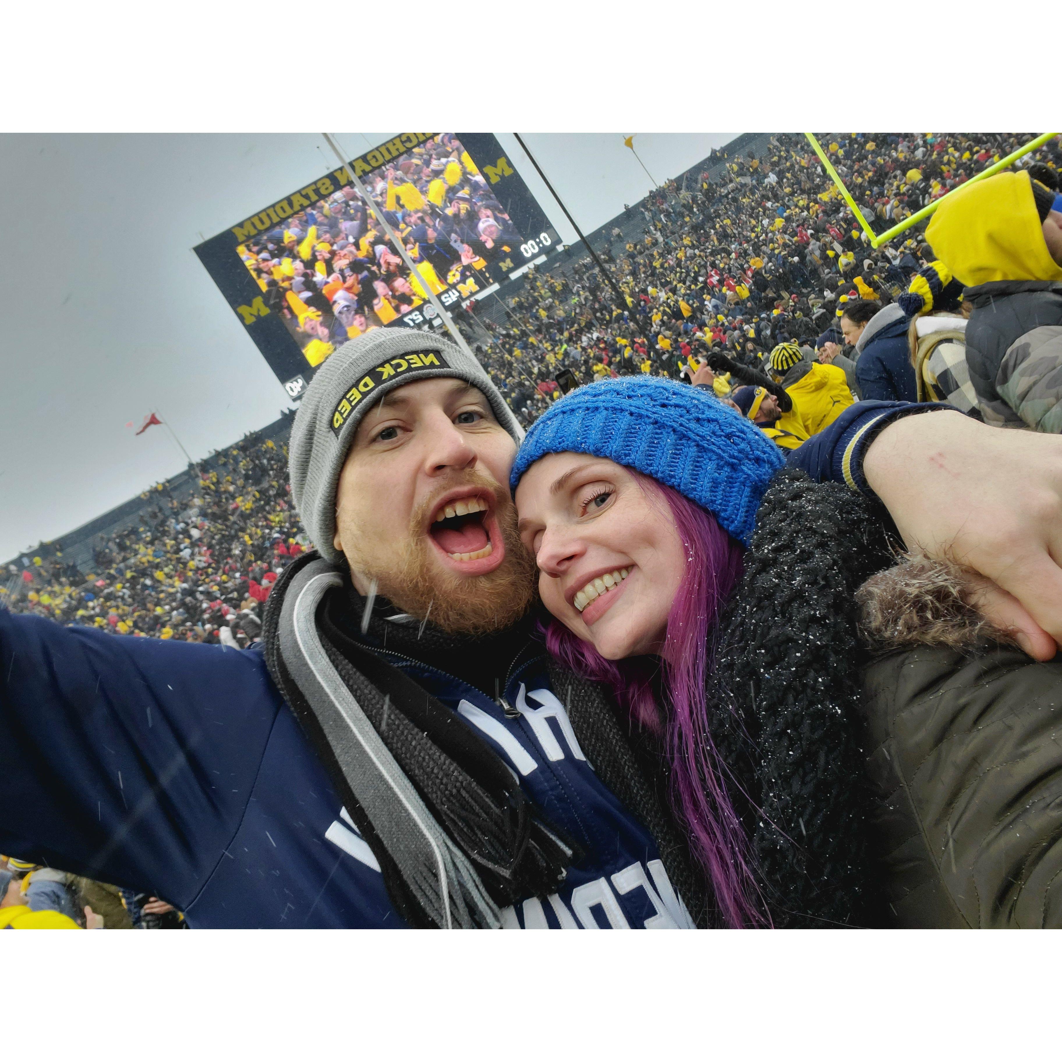 Michigan dominating Ohio State 2021