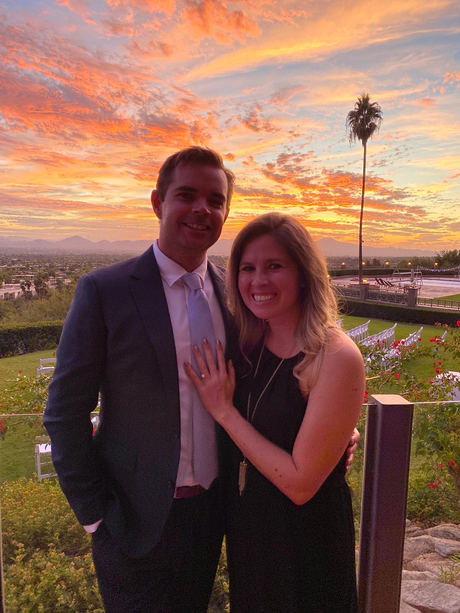 Arizona sunset #MoreWeddingFun