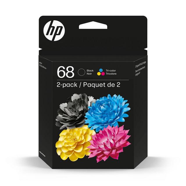 HP Inc. 68 2-Pack Black/Tri-color Original Ink Cartridge Combo